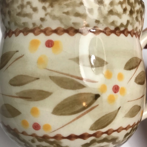 Temp-tations By Tara Old World Brown Cranberry 12 Oz Coffee Tea Mug Cup - Picture 13 of 13